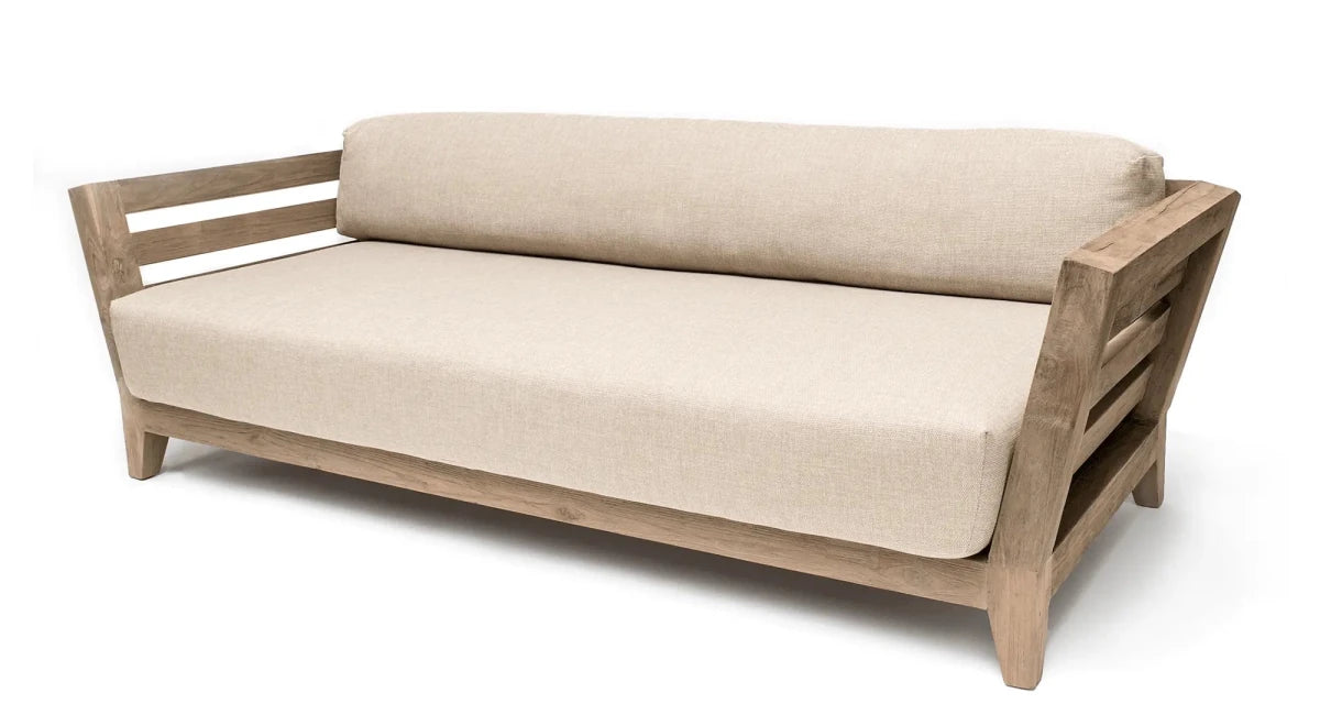 Sofa Mia 3-Seater | Teak Natural Grey - NU PUUR & GROEN