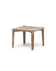 Square Coffee Table Floor Large | Reclaimed Teak Natural Grey - NU PUUR & GROEN