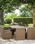 Square Table Dennis | Reclaimed Teak Natural Grey - NU PUUR & GROEN