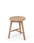 Stool Asti | Teak Natural Grey - NU PUUR & GROEN