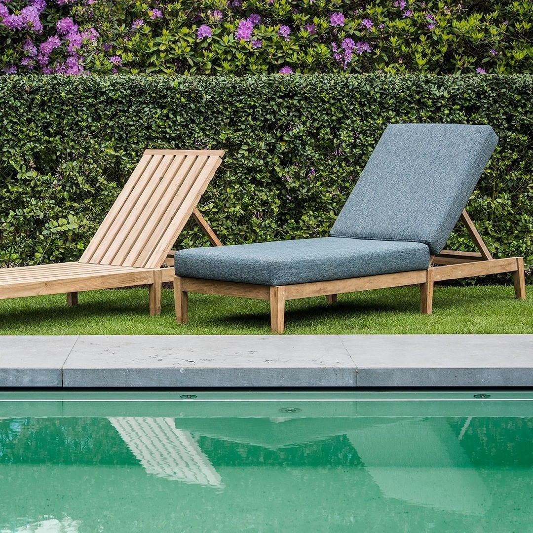 Sunny Bed Copenhague | Teak Natural Grey - NU PUUR & GROEN