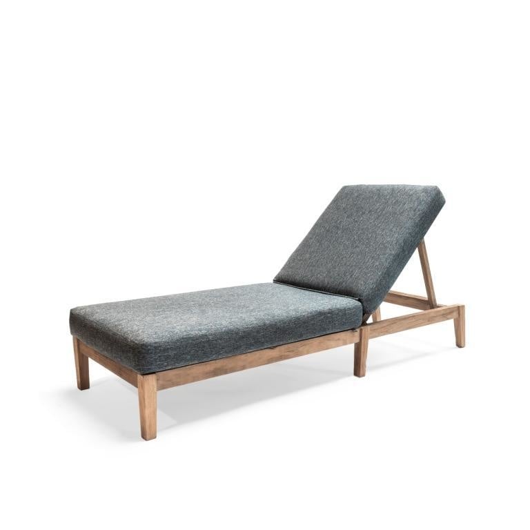 Sunny Bed Copenhague | Teak Natural Grey - NU PUUR & GROEN