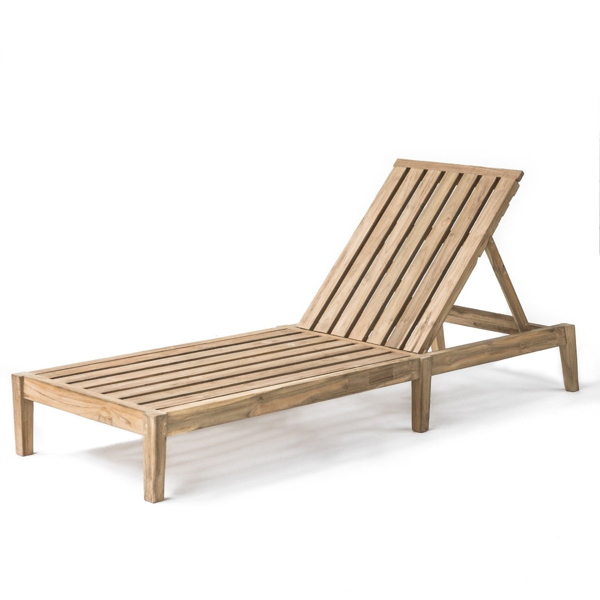 Sunny Bed Copenhague | Teak Natural Grey - NU PUUR & GROEN