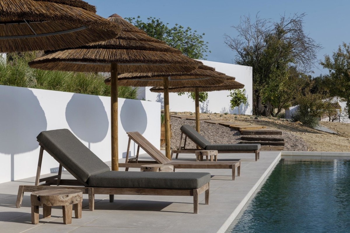 Sunny Bed Copenhague | Teak Natural Grey - NU PUUR & GROEN