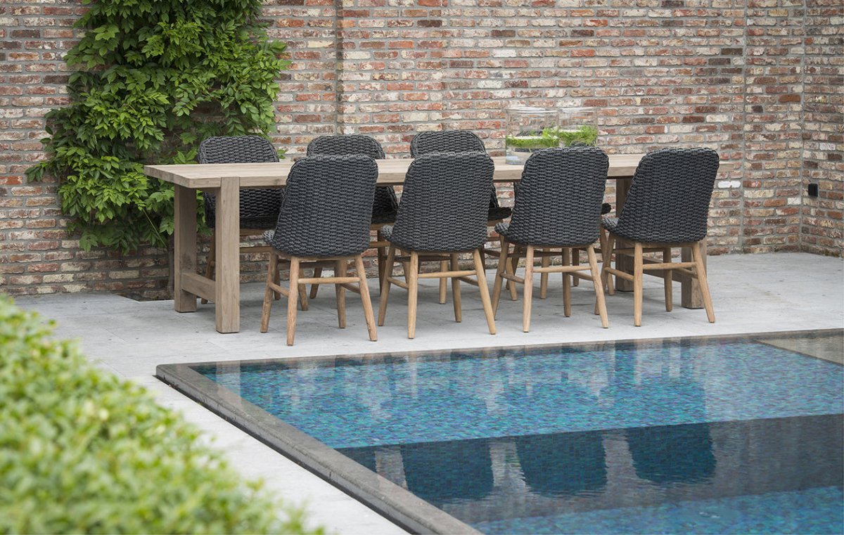 Table Jacob Large | Reclaimed Teak Natural Grey - NU PUUR & GROEN