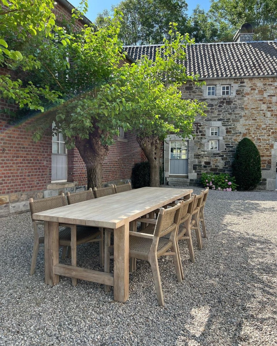 Table Jacob Large | Reclaimed Teak Natural Grey - NU PUUR & GROEN