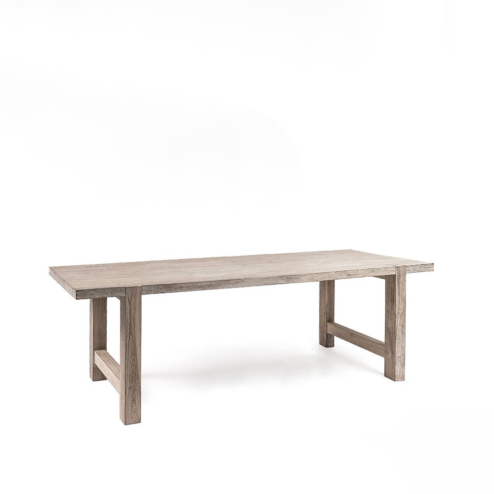 Table Jacob Small | Reclaimed Teak Natural Grey - NU PUUR & GROEN