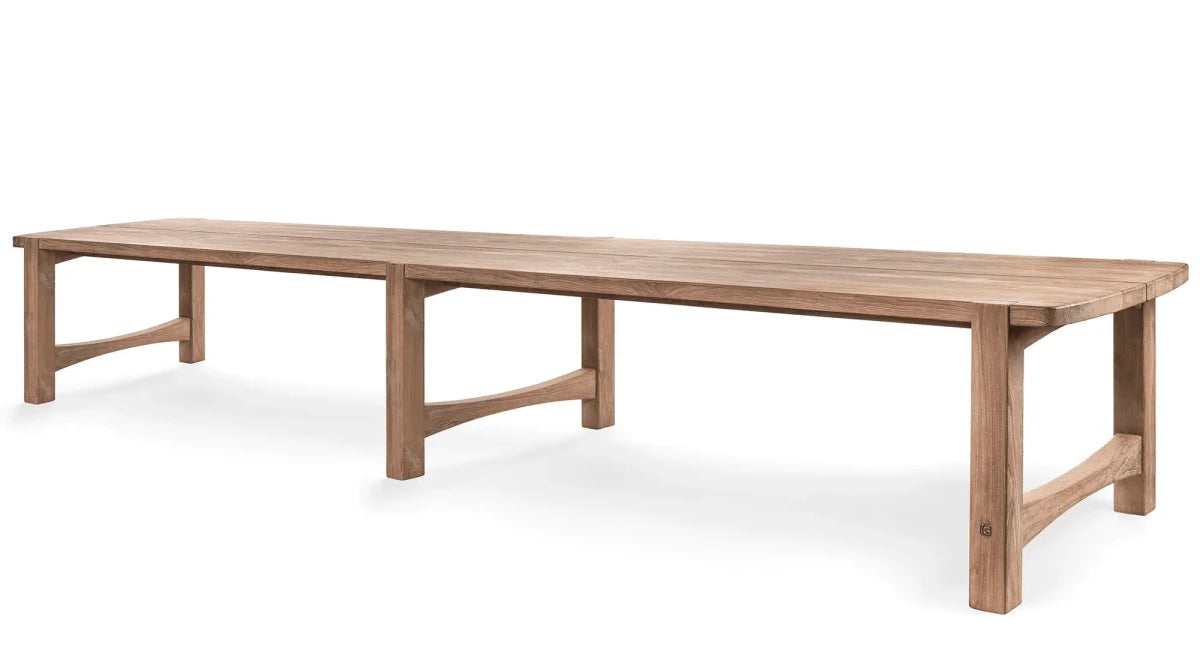 Table Jacoba XL | Teak Natural Grey - NU PUUR & GROEN