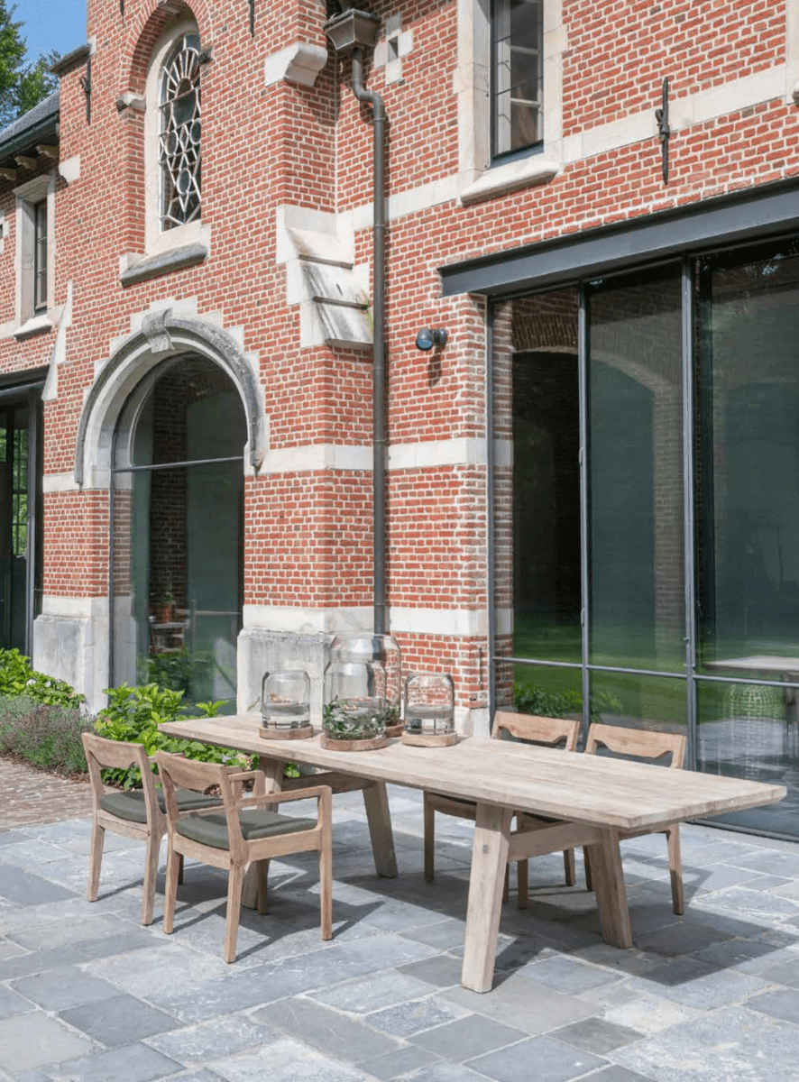 Table Mia Large | Reclaimed Teak Natural Grey - NU PUUR & GROEN