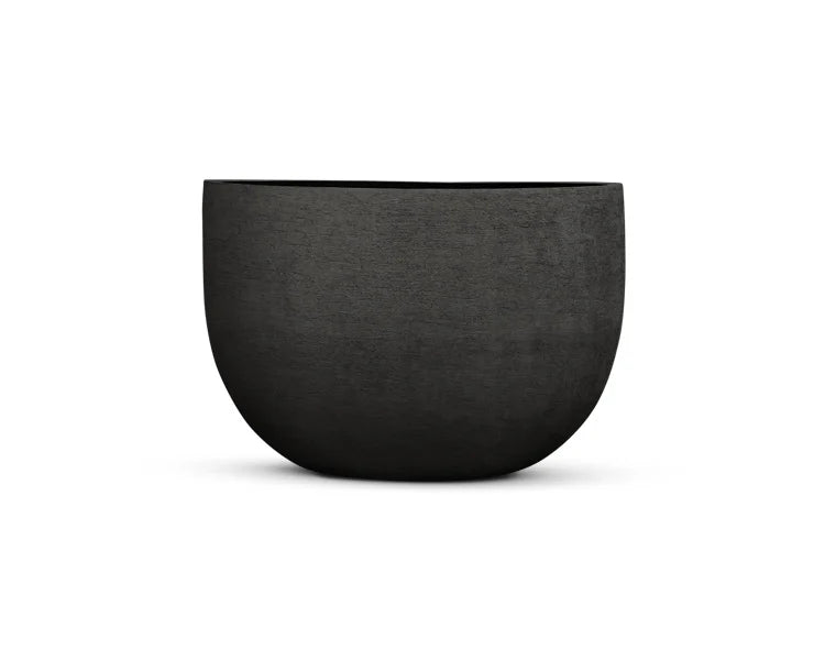 DOMANI pot "TEXEL" | Natural Black