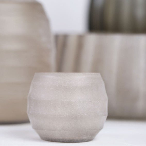 Theelichthouder Belly | Smokegrey - NU PUUR & GROEN
