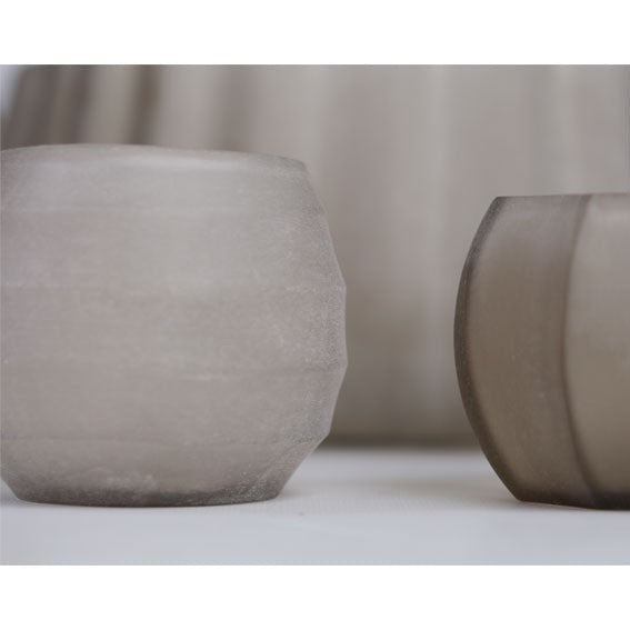 Theelichthouder Belly | Smokegrey - NU PUUR & GROEN