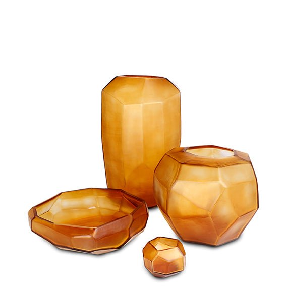 Theelichthouder Cubistic | Clear/Gold - NU PUUR & GROEN
