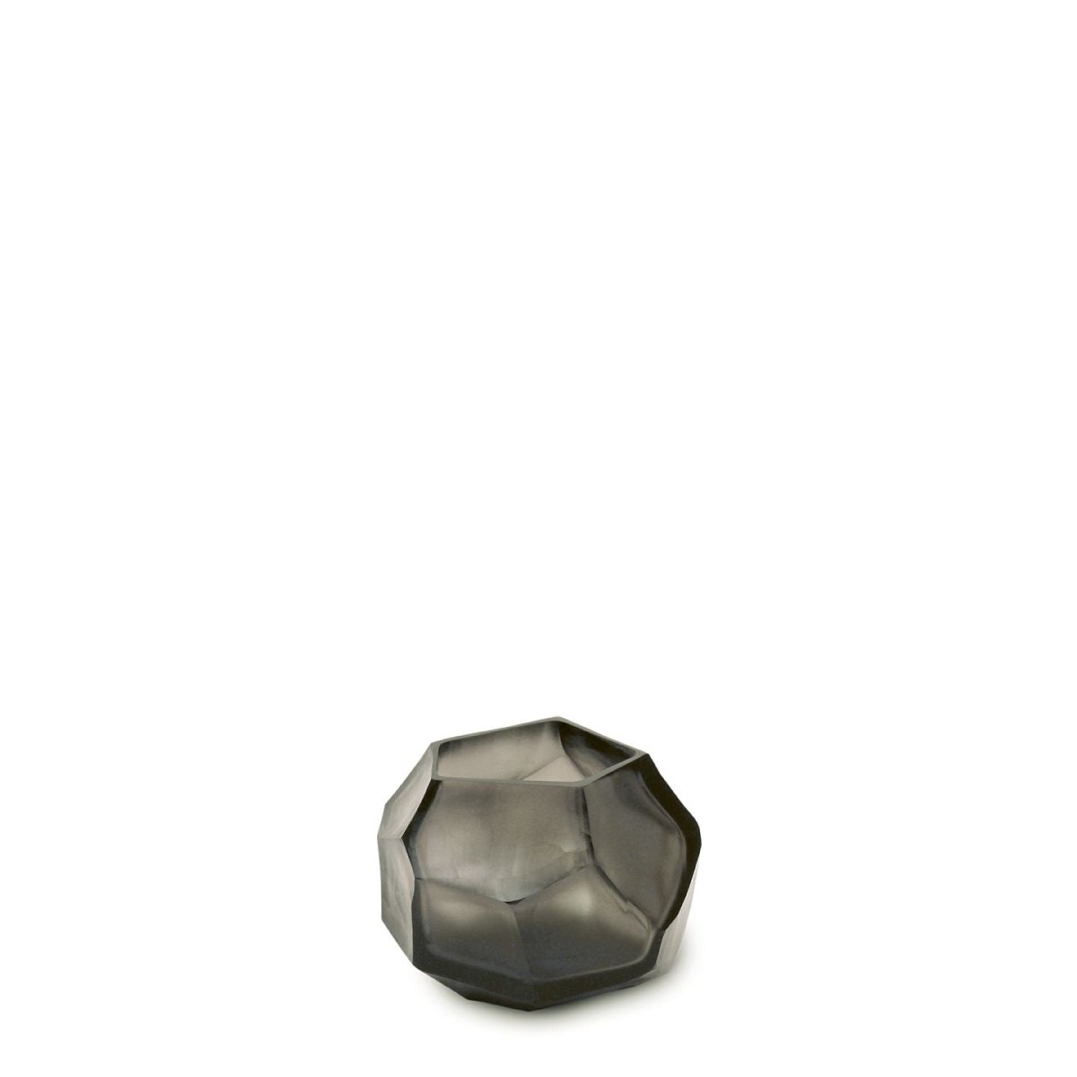 Theelichthouder Cubistic | Indigo/Smokegrey - NU PUUR & GROEN