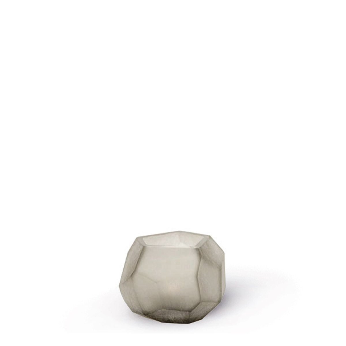 Theelichthouder Cubistic | Smokegrey - NU PUUR & GROEN