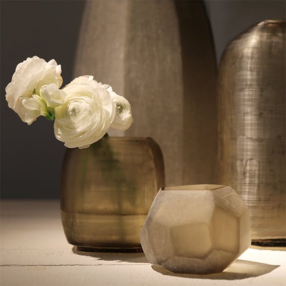 Theelichthouder Cubistic | Smokegrey - NU PUUR & GROEN