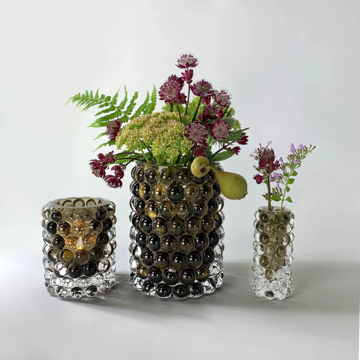 Theelichthouder Hurricane Lamp Boule Regular | Tobacco - NU PUUR & GROEN