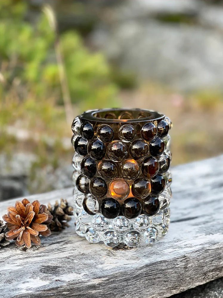 Theelichthouder Hurricane Lamp Boule Regular | Tobacco - NU PUUR & GROEN