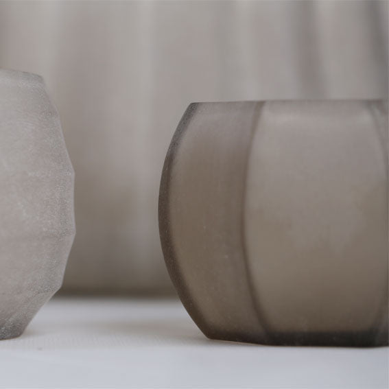 Theelichthouder Koonam | Smokegrey - NU PUUR & GROEN