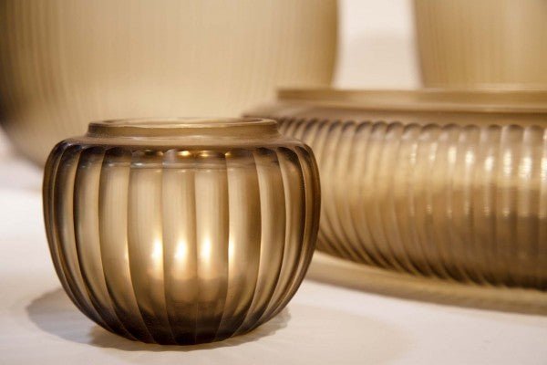 Theelichthouder Pinara | Smokegrey - NU PUUR & GROEN