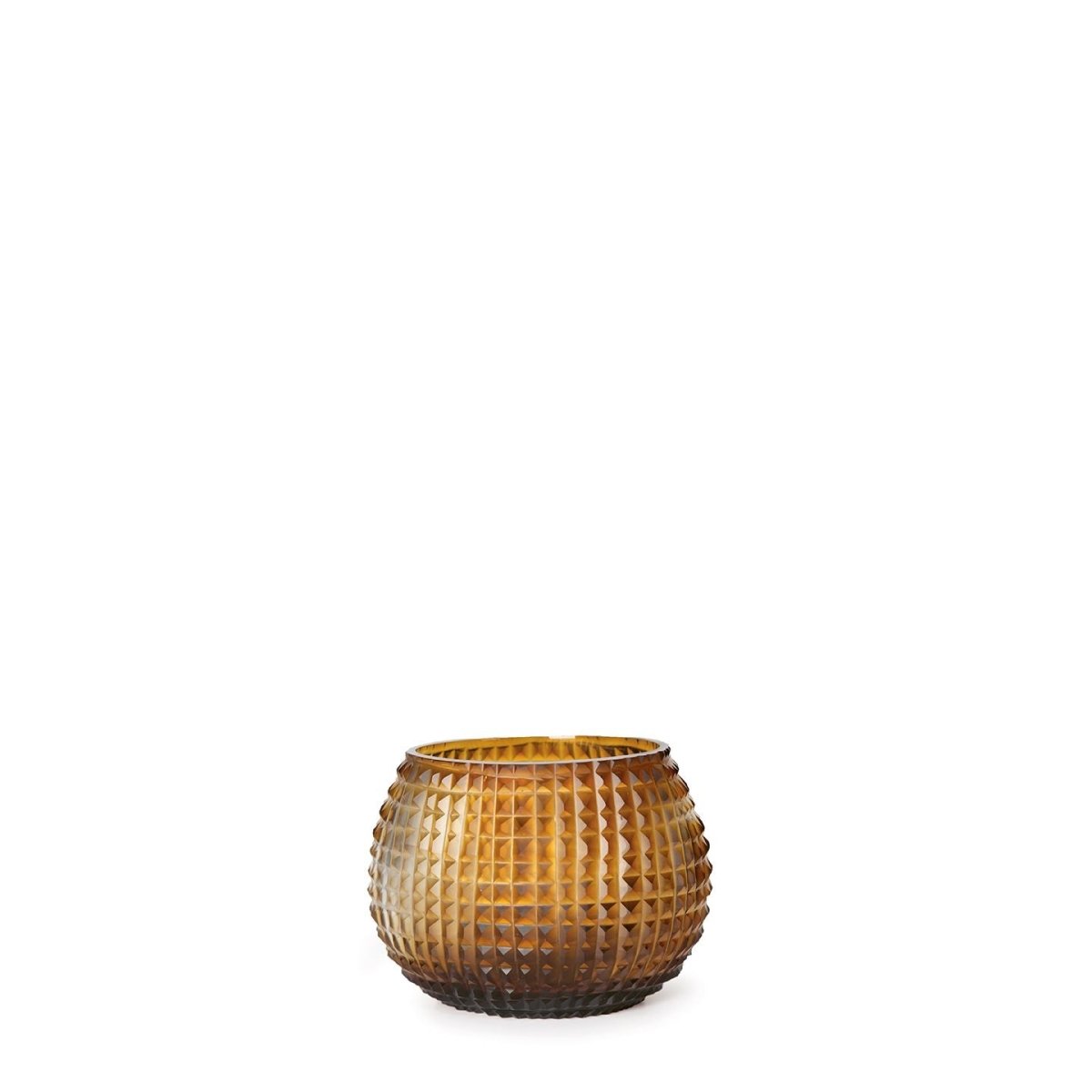 Theelichthouder Somba | Clear/Dark Brown - NU PUUR & GROEN