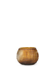 Theelichthouder Somba | Clear/Dark Brown - NU PUUR & GROEN