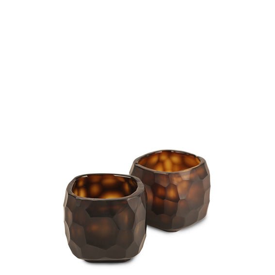 Theelichthouder Yava | Butter/Brown - NU PUUR & GROEN