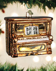 Upright Piano Bruin | Kerst ornament