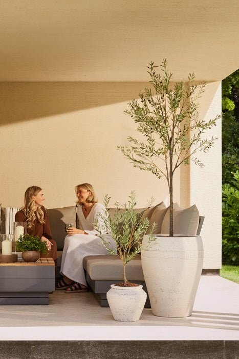 UV bestendige kunstplant voor buiten | Olijfboom 90 cm - NU PUUR & GROEN