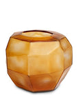 Vaas Cubistic Round | Clear/Gold - NU PUUR & GROEN