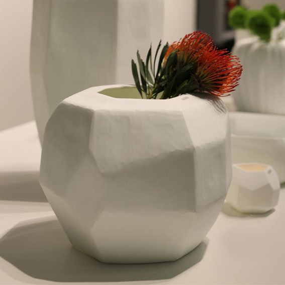 Vaas Cubistic Round | Opal - NU PUUR & GROEN