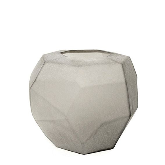 Vaas Cubistic Round | Smokegrey - NU PUUR & GROEN