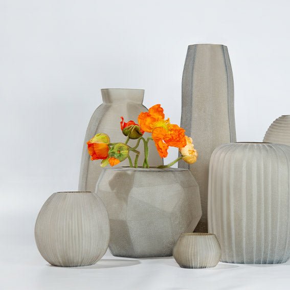 Vaas Cubistic Round | Smokegrey - NU PUUR & GROEN