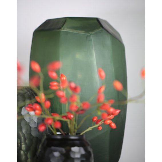Vaas Cubistic Tall | Black Steelgrey - NU PUUR & GROEN