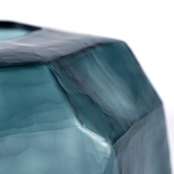 Vaas Cubistic Tall | Ocean Blue/Indigo - NU PUUR & GROEN