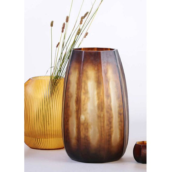 Vaas Koonam XL | Butter/Brown - NU PUUR & GROEN