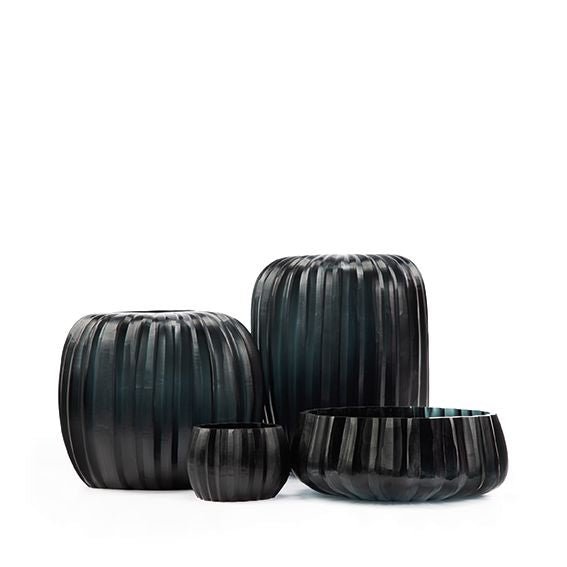 Vaas Manakara Round | Dark Indigo - NU PUUR & GROEN