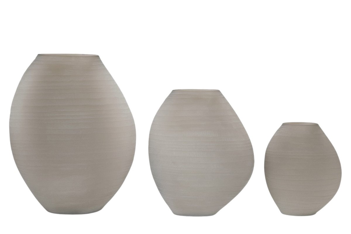 Vaas Marias Large | Smoked Grey - NU PUUR &amp; GROEN