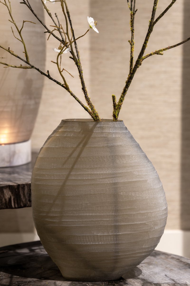 Vaas Marias Large | Smoked Grey - NU PUUR &amp; GROEN