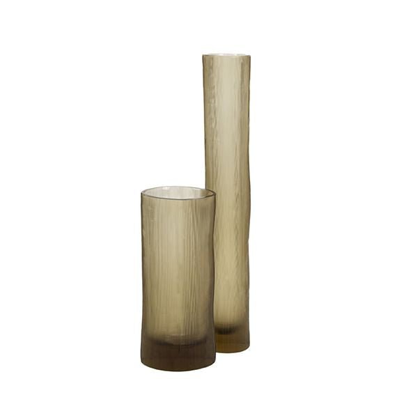 Vaas Tube Tall | Smokegrey - NU PUUR & GROEN