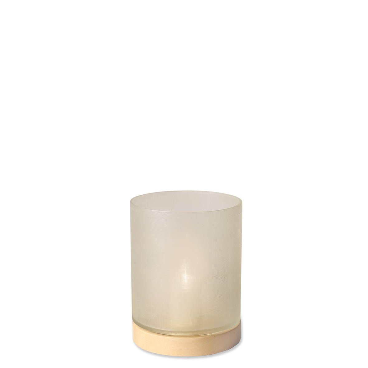 Windlicht Aran M | Clear/Sycamore - NU PUUR & GROEN