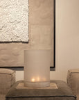 Windlicht Kalle Frosted White | XXLarge - NU PUUR & GROEN