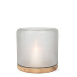 Windlicht Mumbai L | Clear/Oak
