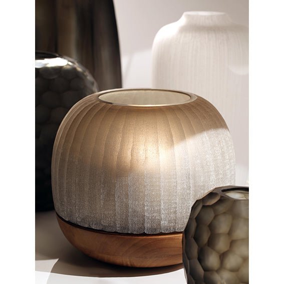 Windlicht Namsam L | Smokegrey/Sycamore - NU PUUR & GROEN