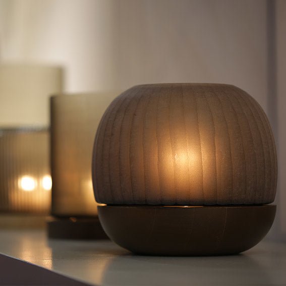 Windlicht Namsam L | Smokegrey/Sycamore - NU PUUR & GROEN
