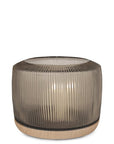 Windlicht San Francisco L | Smokegrey/Sycamore - NU PUUR & GROEN