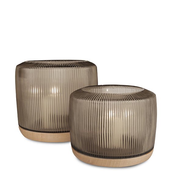 Windlicht San Francisco XL | Smokegrey/Sycamore - NU PUUR & GROEN