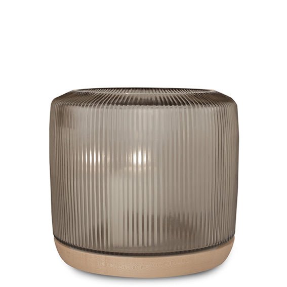 Windlicht San Francisco XL | Smokegrey/Sycamore - NU PUUR & GROEN