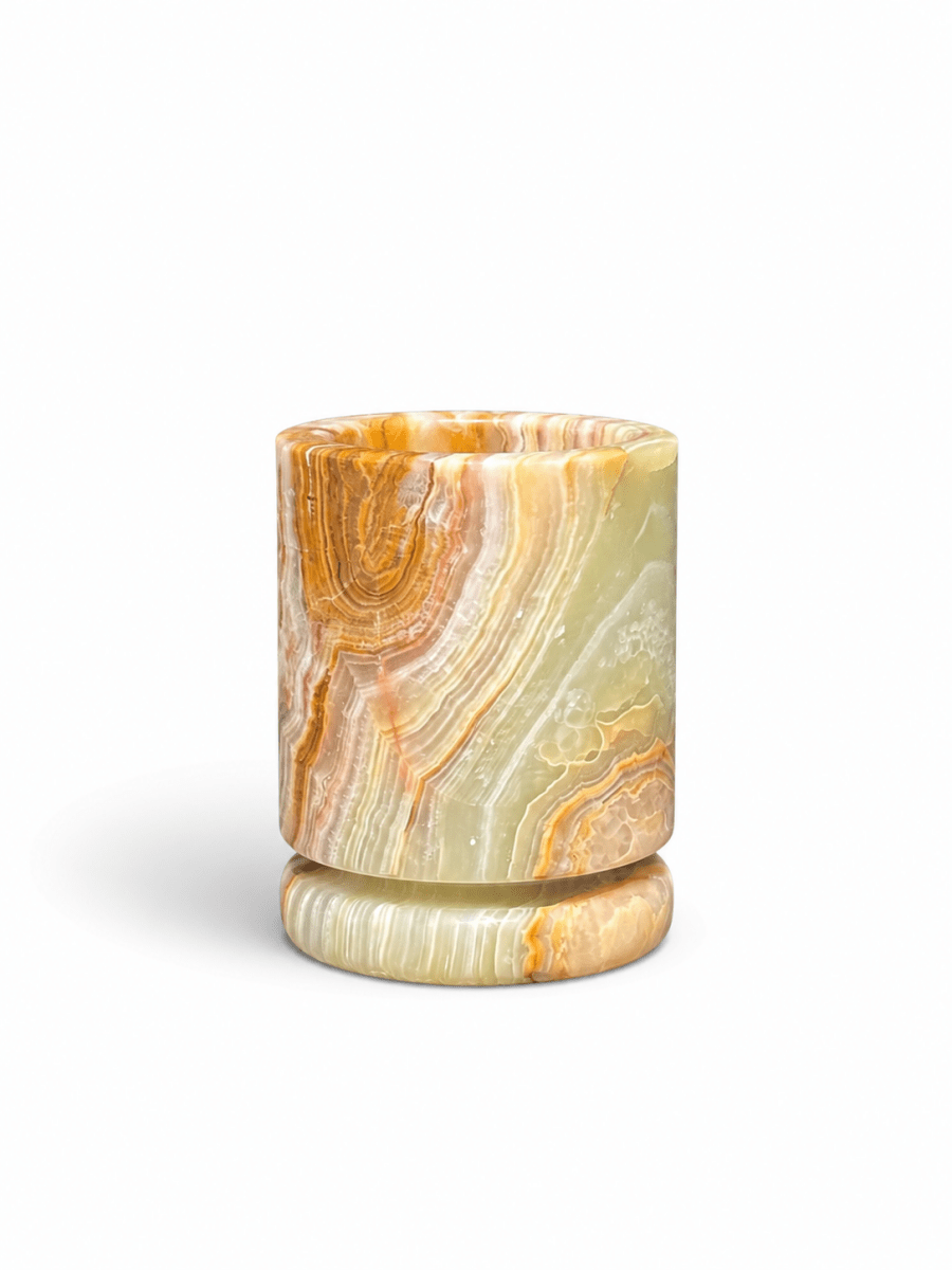 ZACONI Windlicht Onyx Serene Green | Small - NU PUUR & GROEN