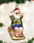 Zonnende Kerstman | Kerst ornament